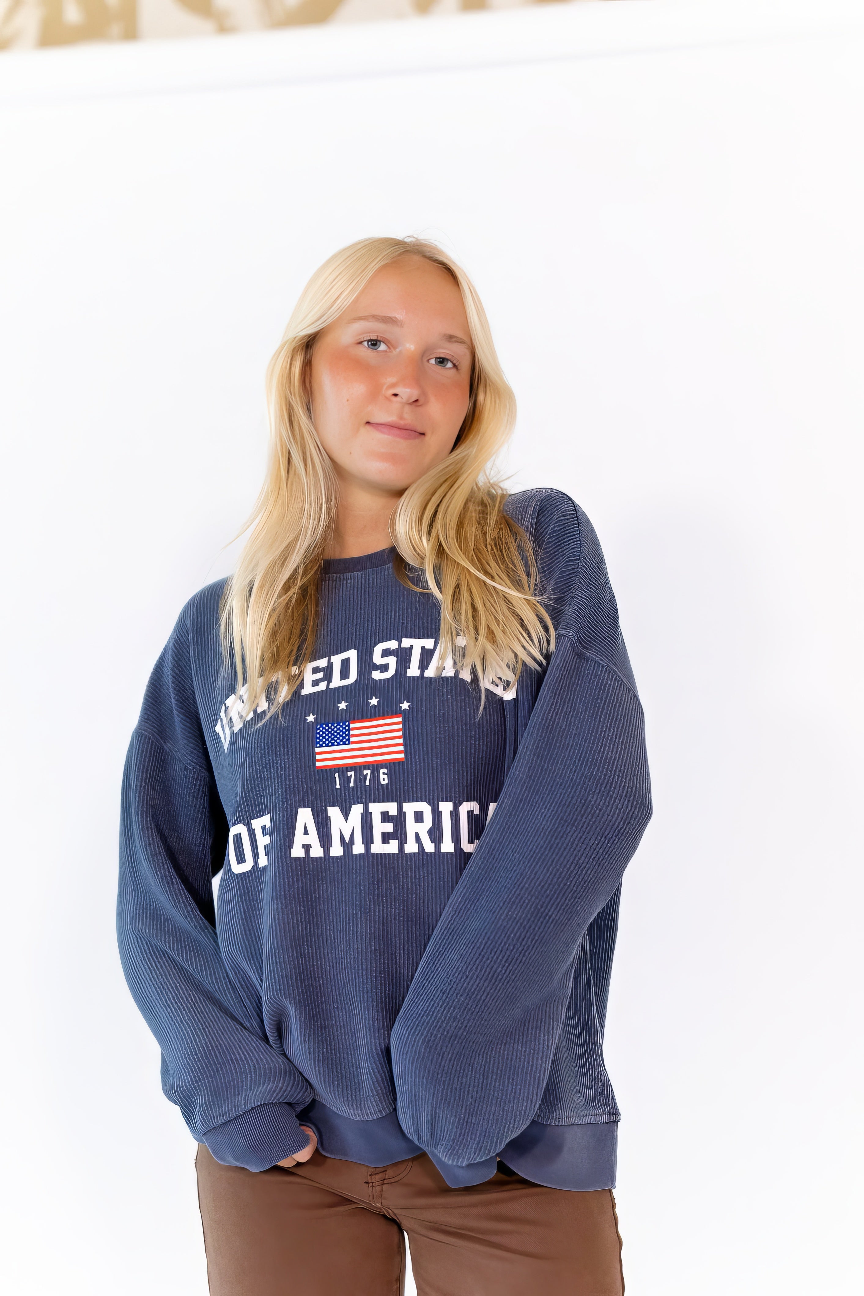 USA Ribbed Pullover