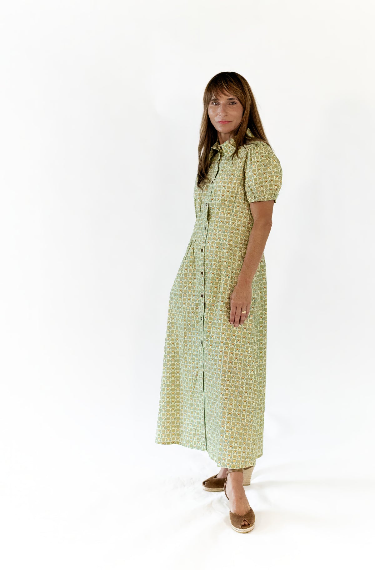 Lotus Jewel Midi Dress