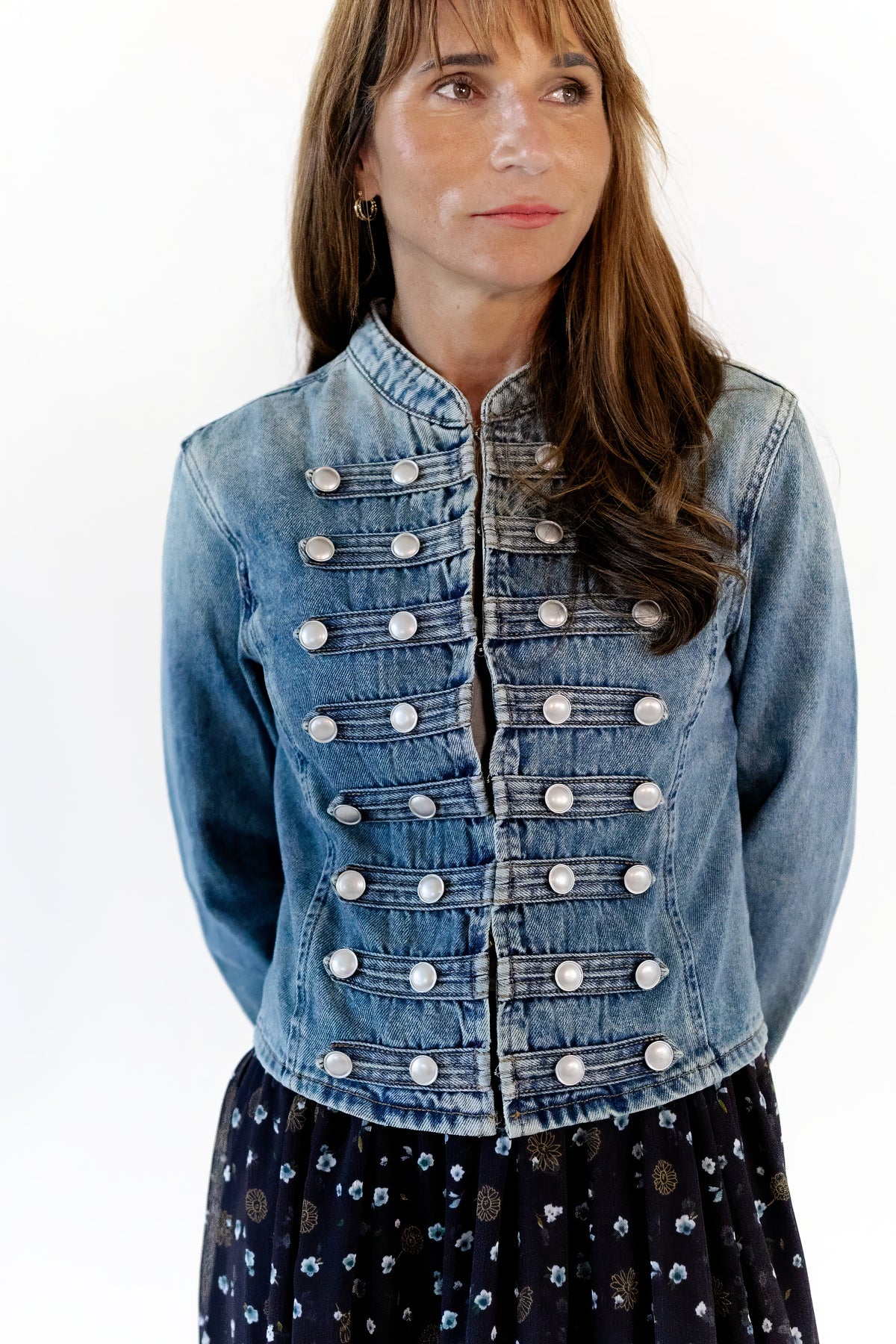 Zuri Button Detail Jacket
