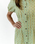 Lotus Jewel Midi Dress
