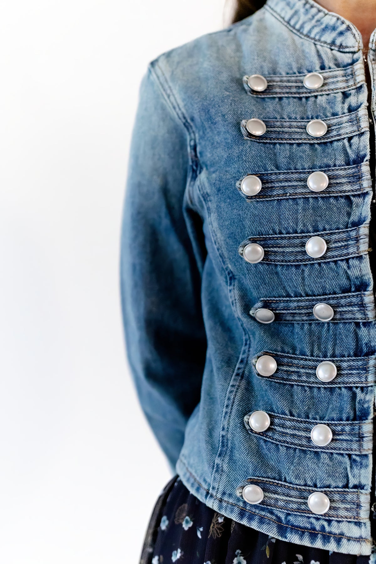 Zuri Button Detail Jacket