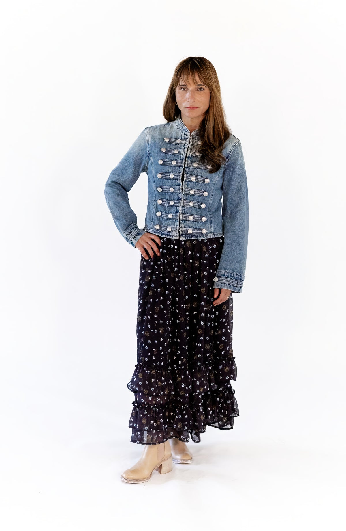Zuri Button Detail Jacket