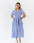 Ives Gingham Midi Dress
