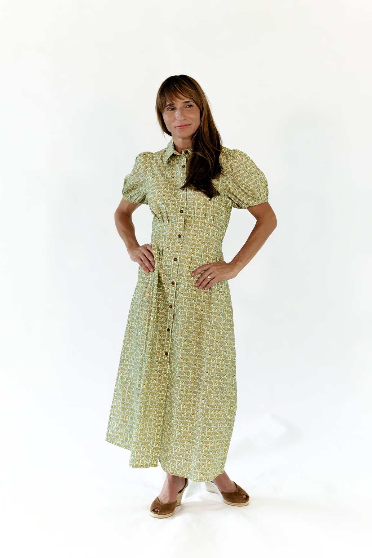 Lotus Jewel Midi Dress