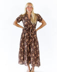 Forest Floral Midi Dress