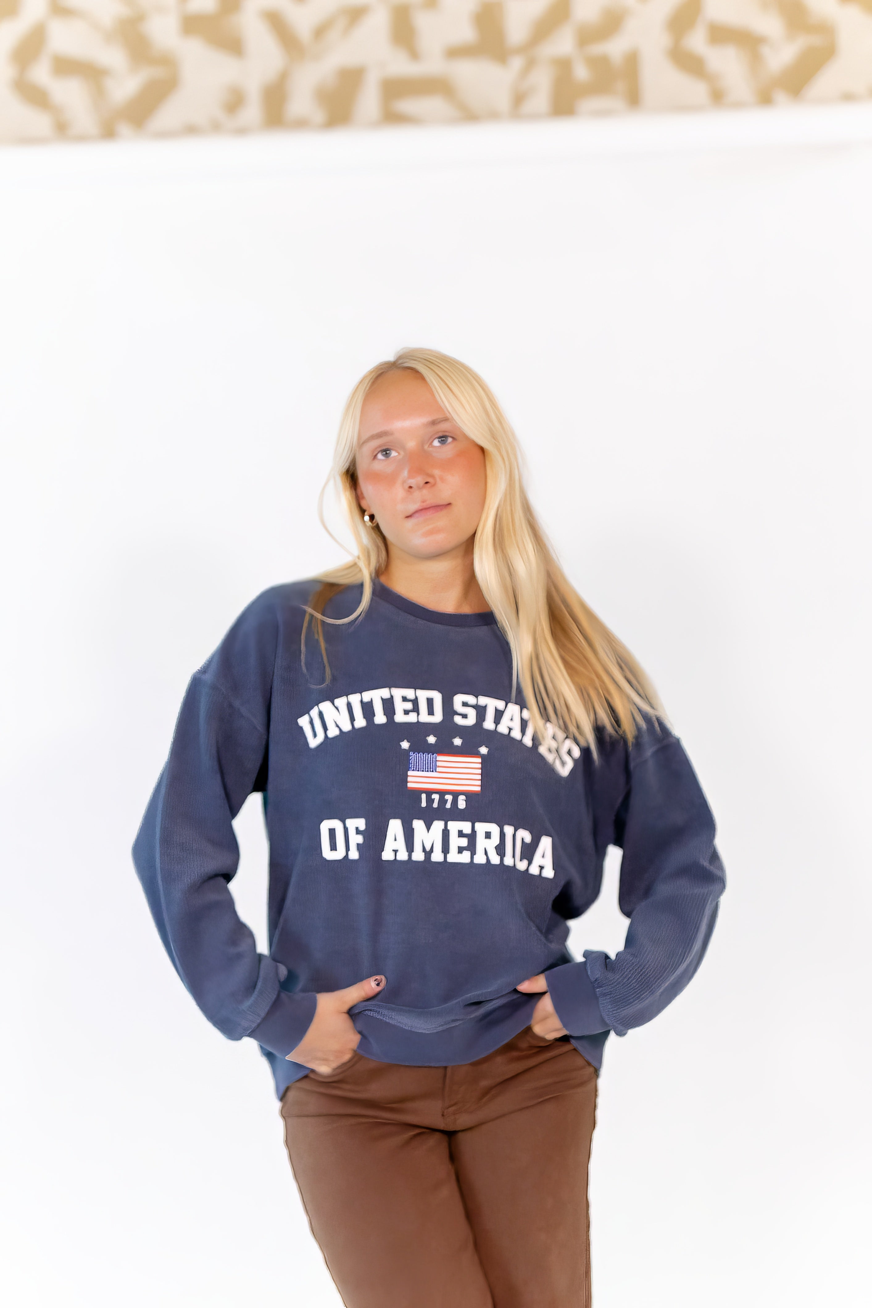 USA Ribbed Pullover