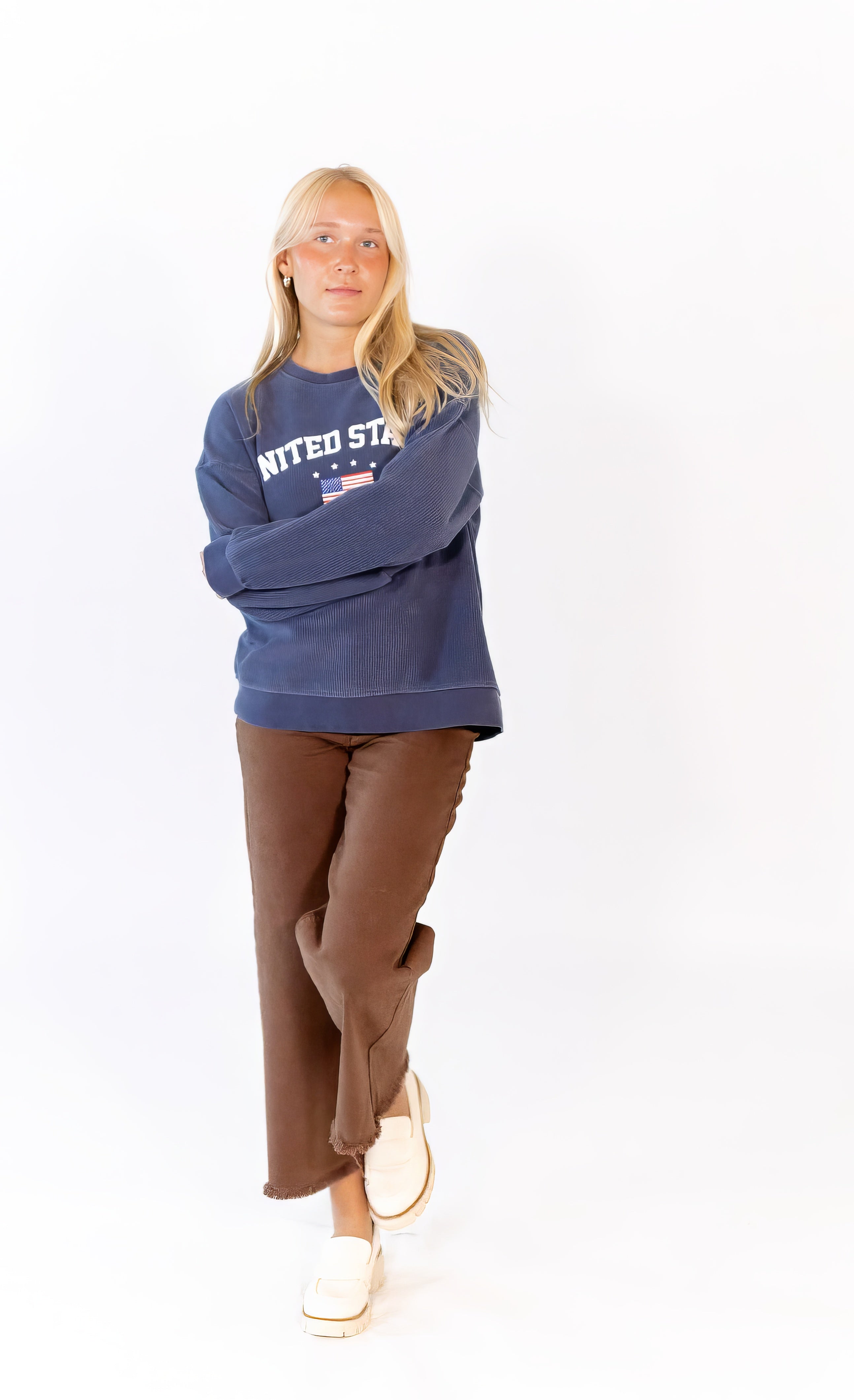 USA Ribbed Pullover