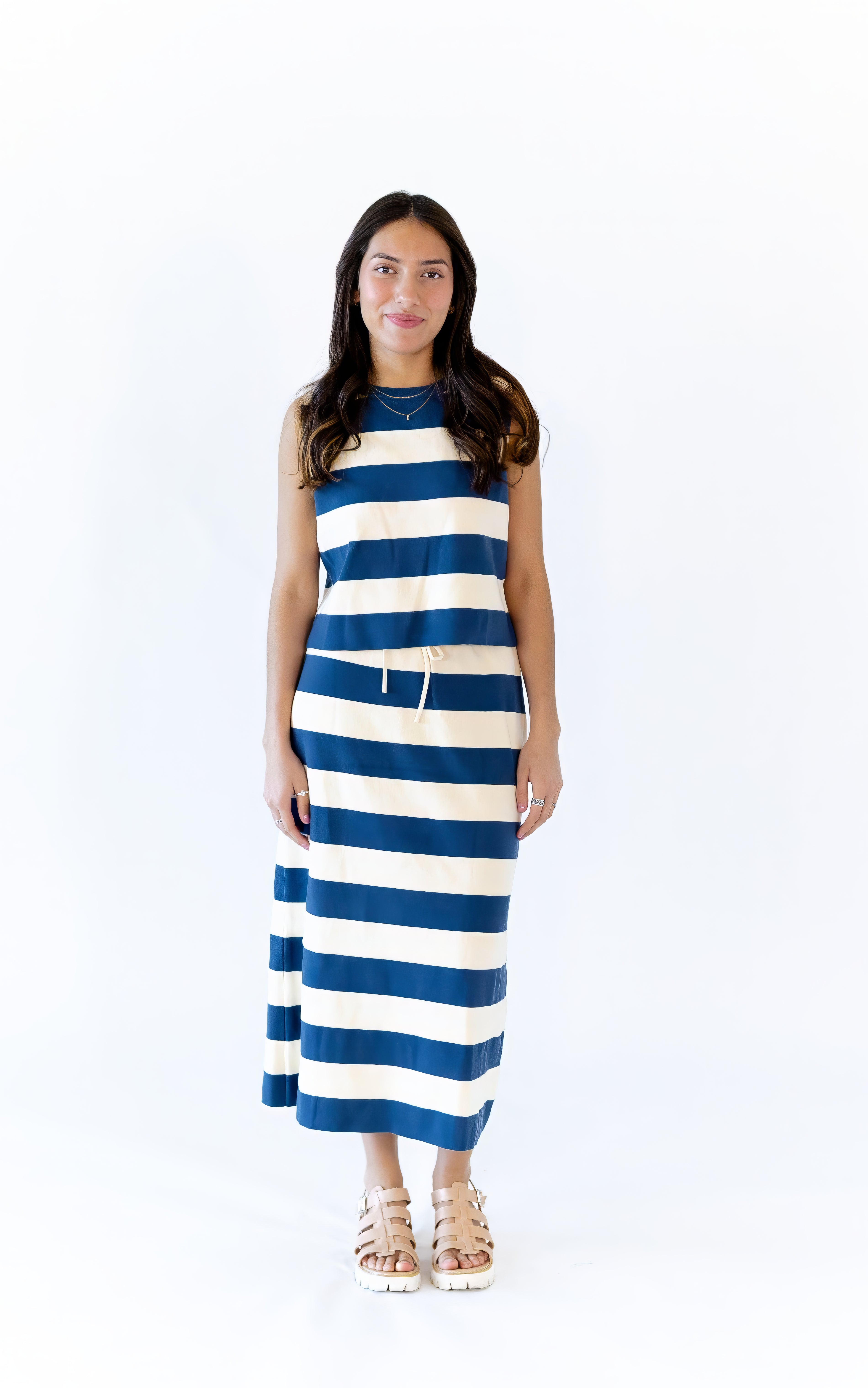 Freja Striped Skirt and Tank Set
