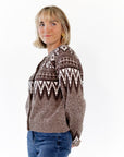 Fair Isle Button Down Cardigan