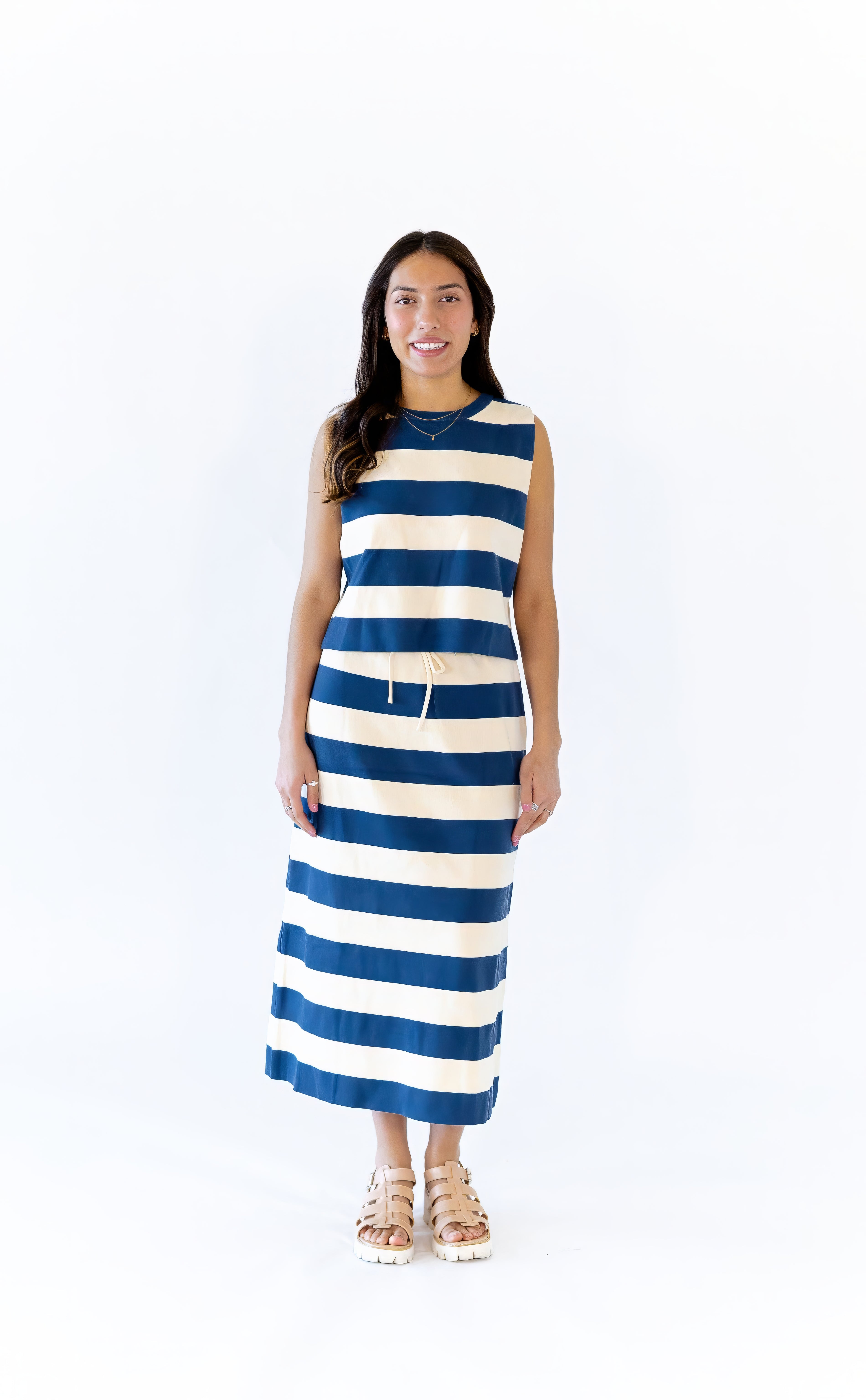 Freja Striped Skirt and Tank Set
