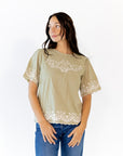 Wren Embroidered Top