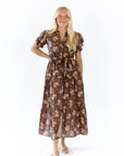Forest Floral Midi Dress
