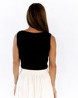 Donna Knit Tank · Black