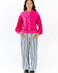 Gema Striped Linen Pants