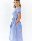 Ives Gingham Midi Dress
