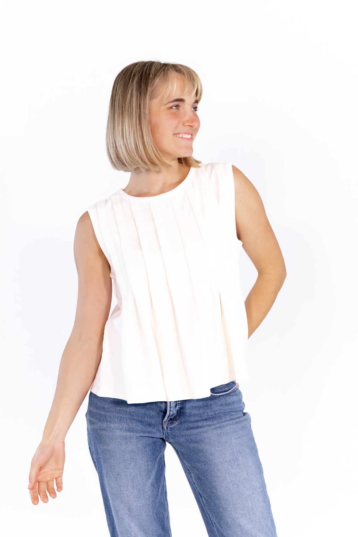 Idina Pleated Tank
