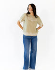Reagan Cuffed Denim