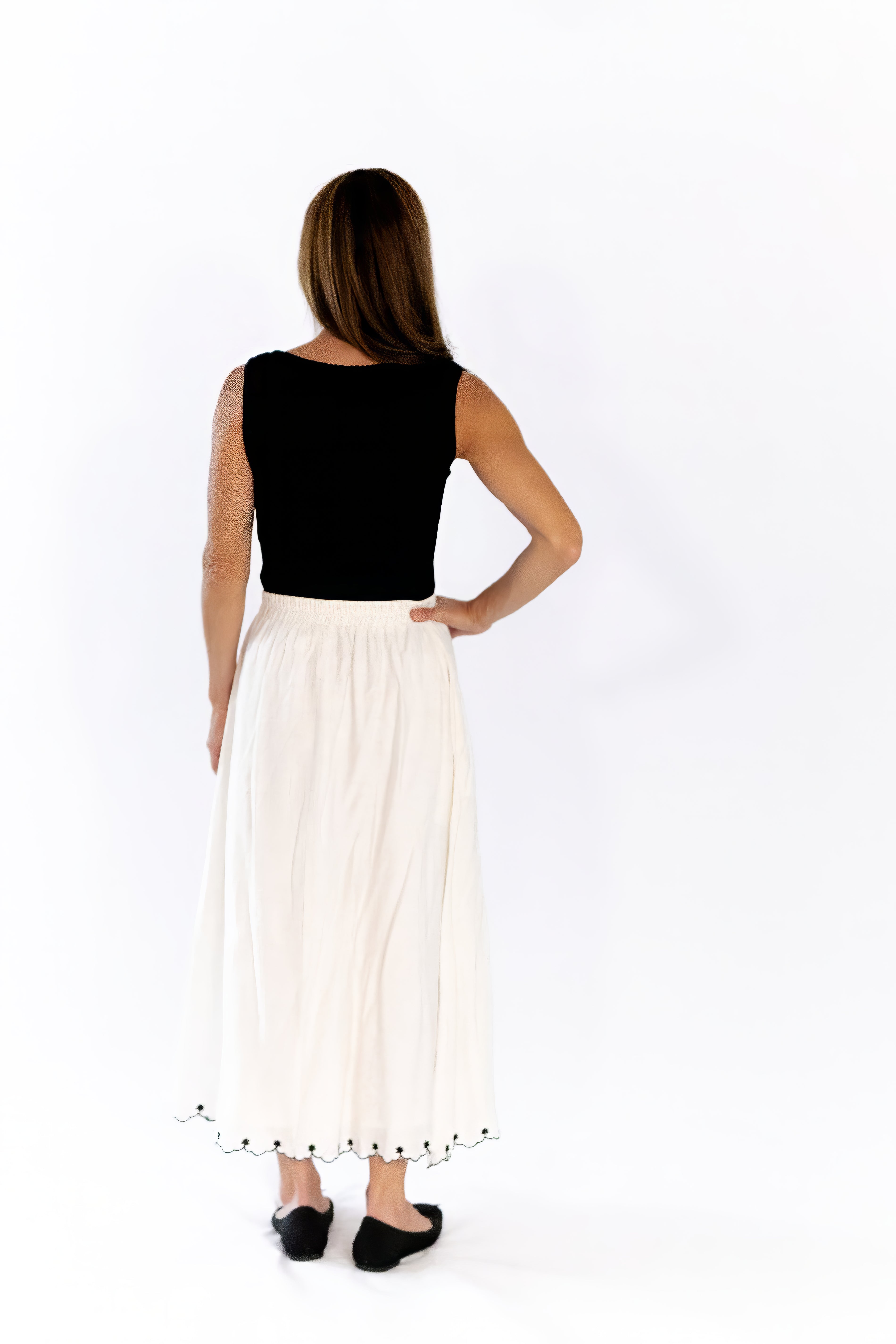Donna Knit Tank · Black