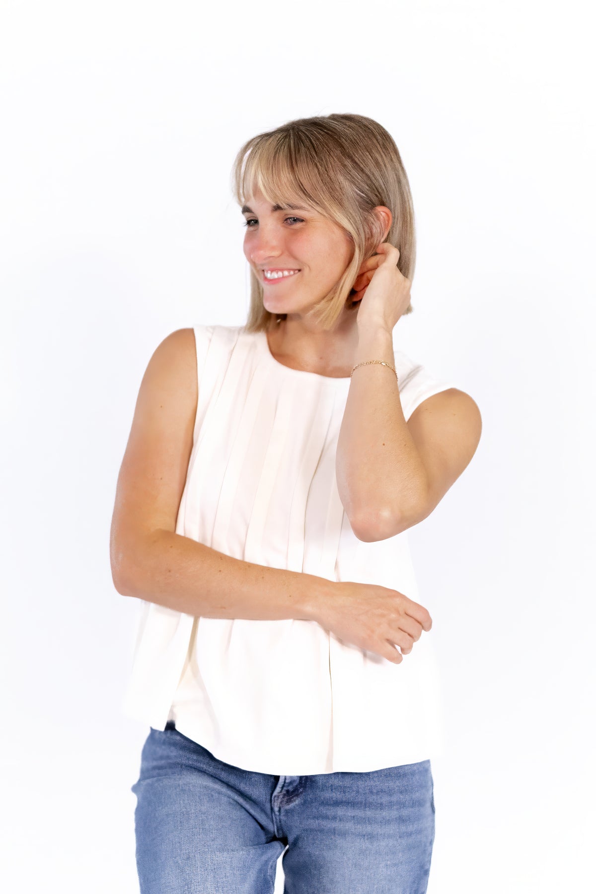 Idina Pleated Tank