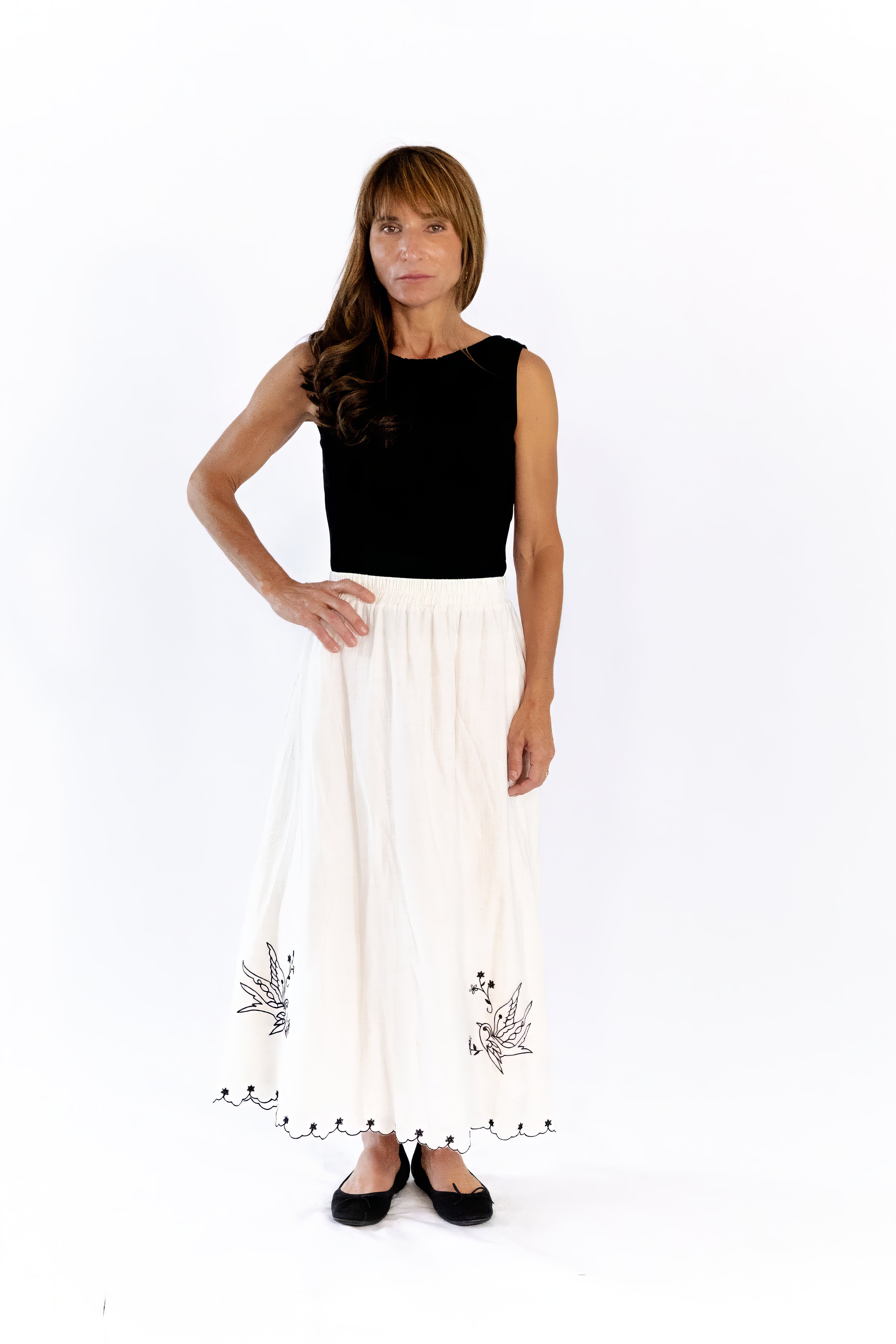 Donna Knit Tank · Black