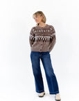 Fair Isle Button Down Cardigan