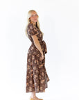 Forest Floral Midi Dress