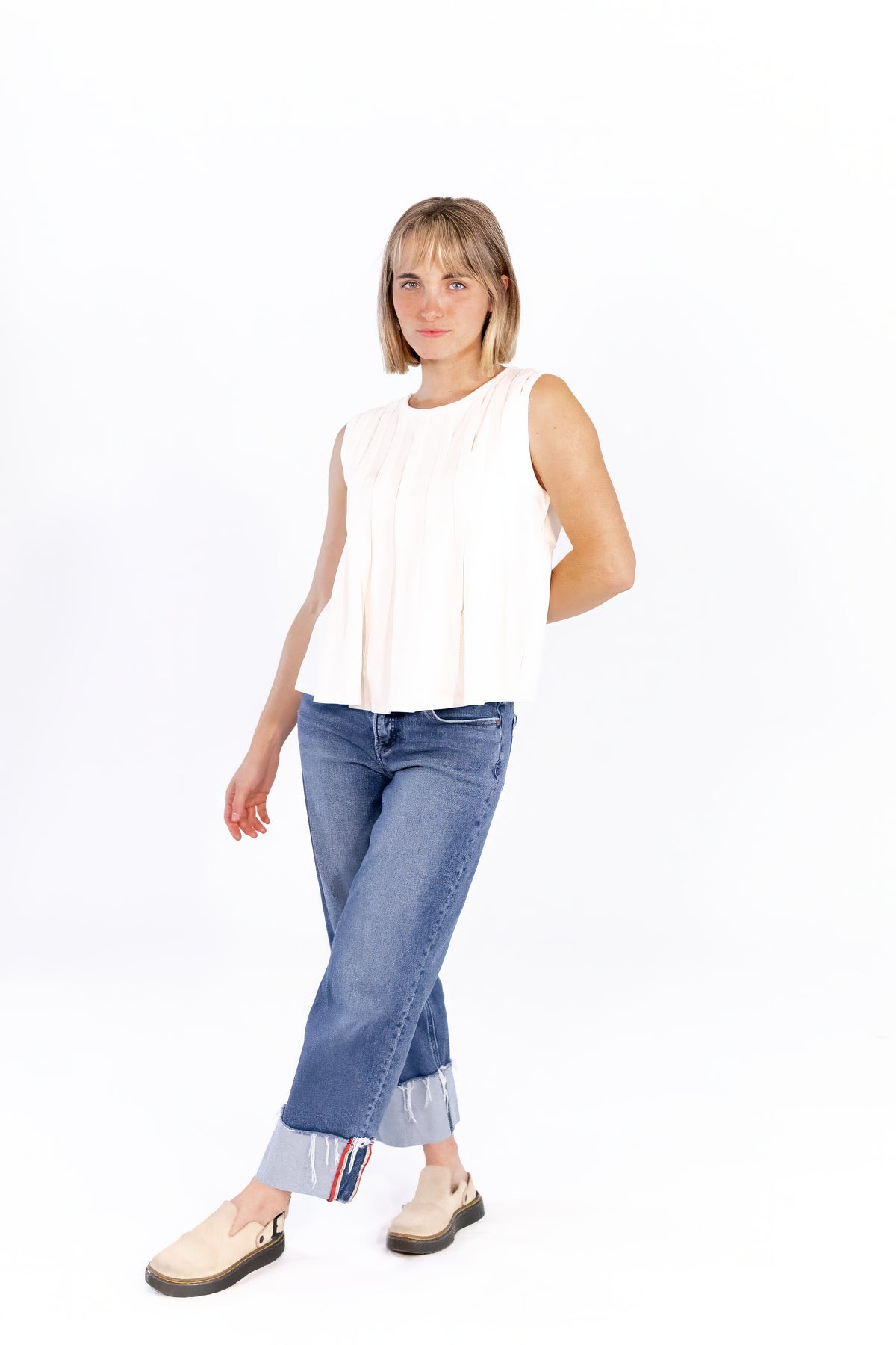 Idina Pleated Tank