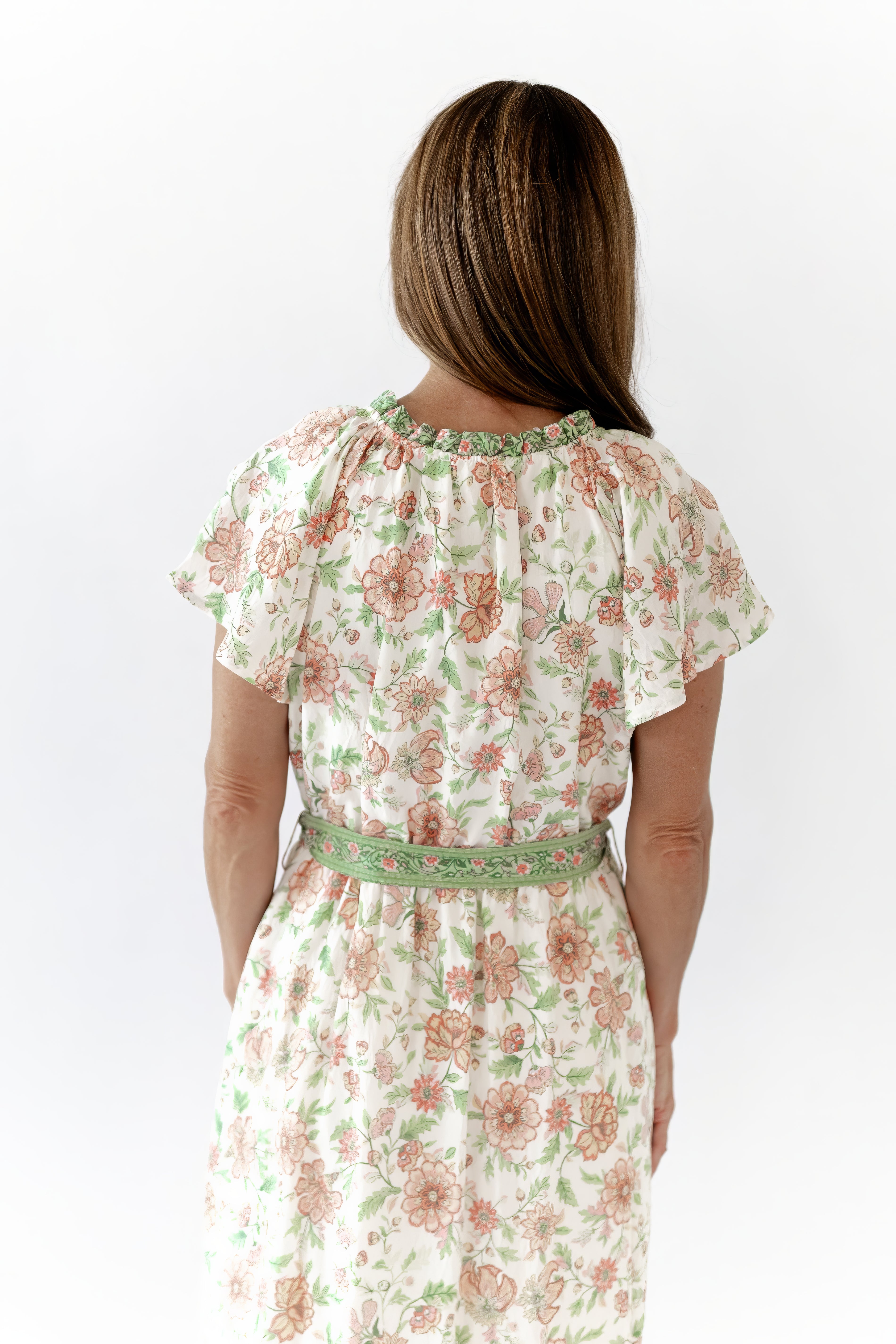 alyssa midi dress Alyssa Mixed Print Midi Dress – Twirl Boutique
