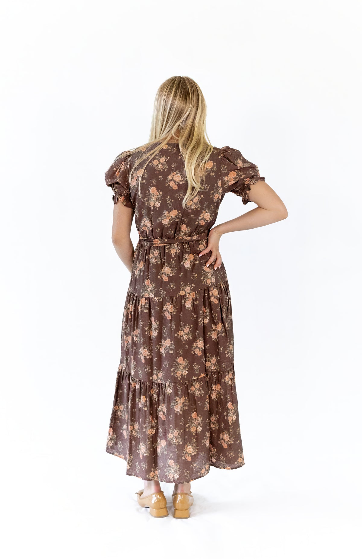Forest Floral Midi Dress