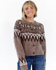 Fair Isle Button Down Cardigan