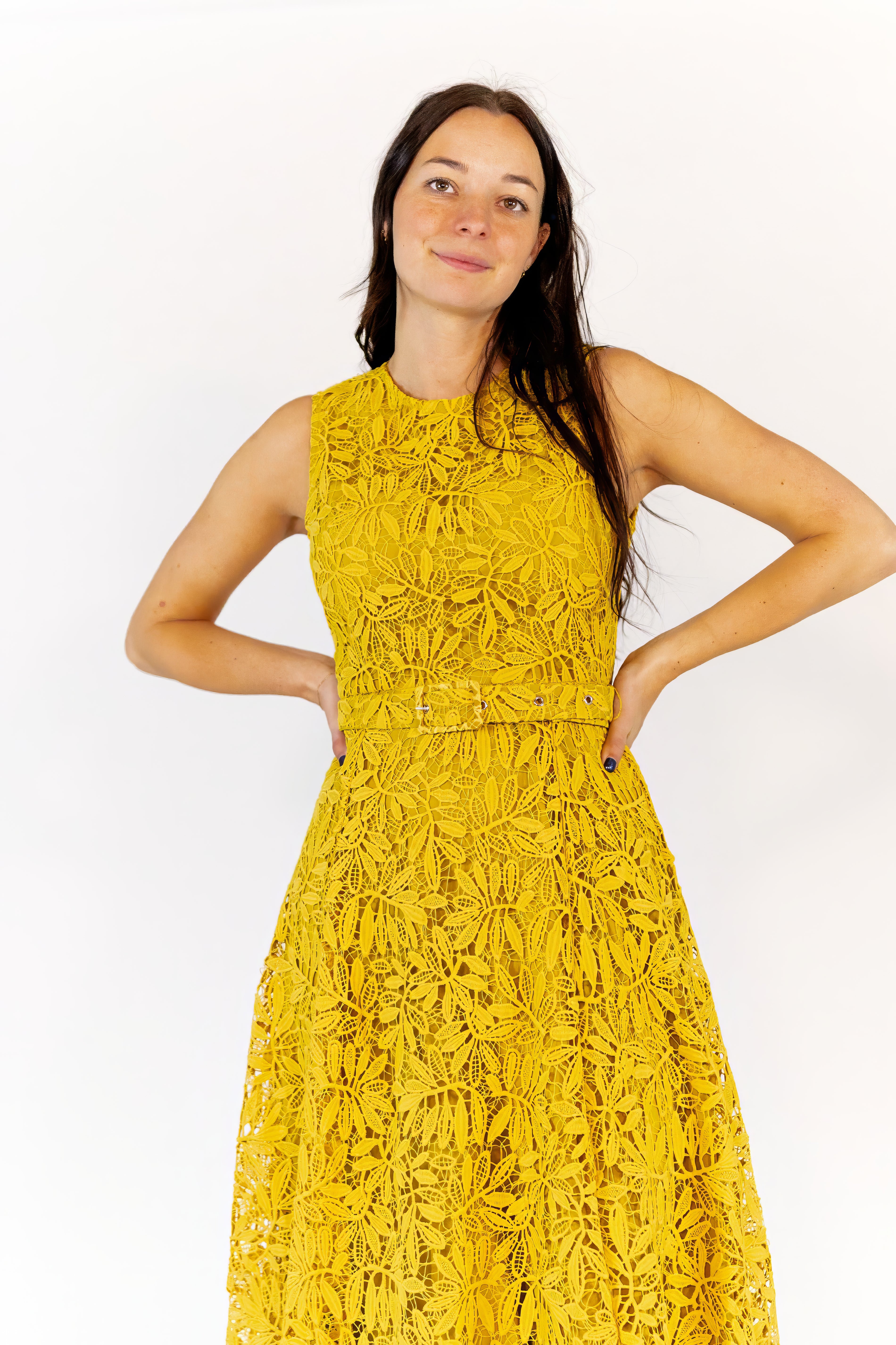 Nellie Lace Midi Dress