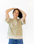 Wren Embroidered Top