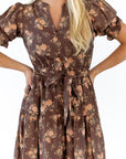 Forest Floral Midi Dress