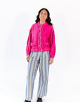 Gema Striped Linen Pants
