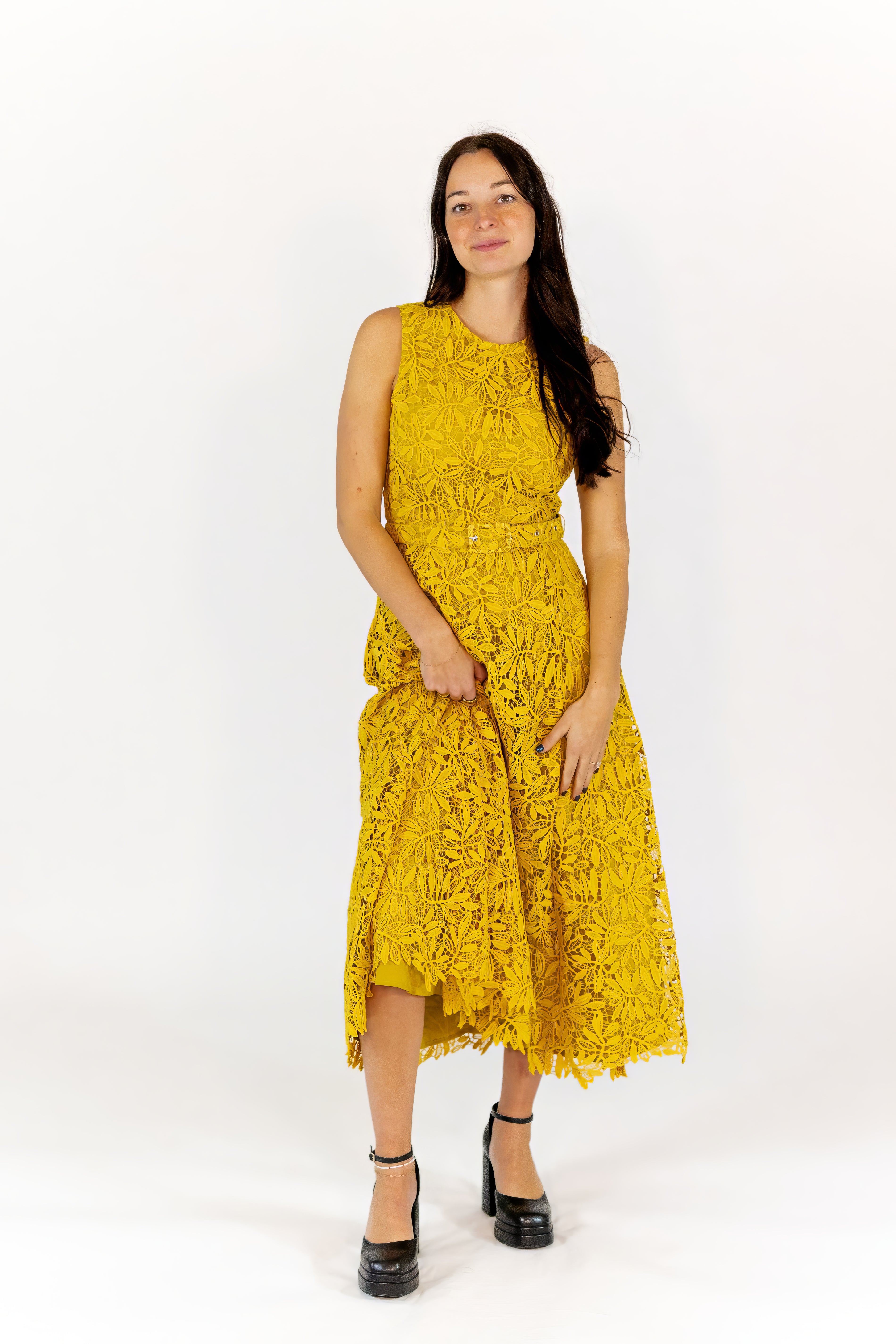 Nellie Lace Midi Dress