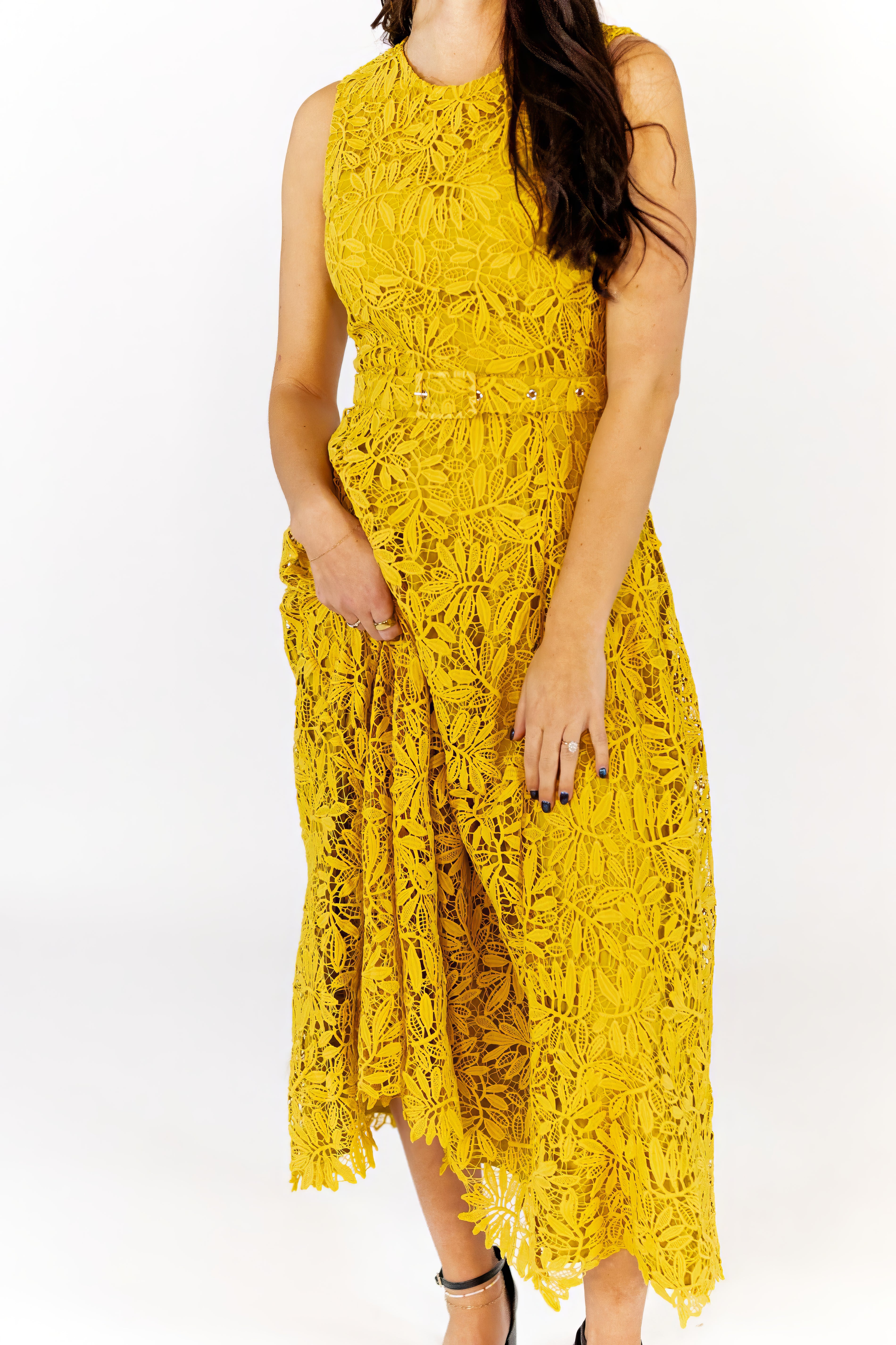 Nellie Lace Midi Dress