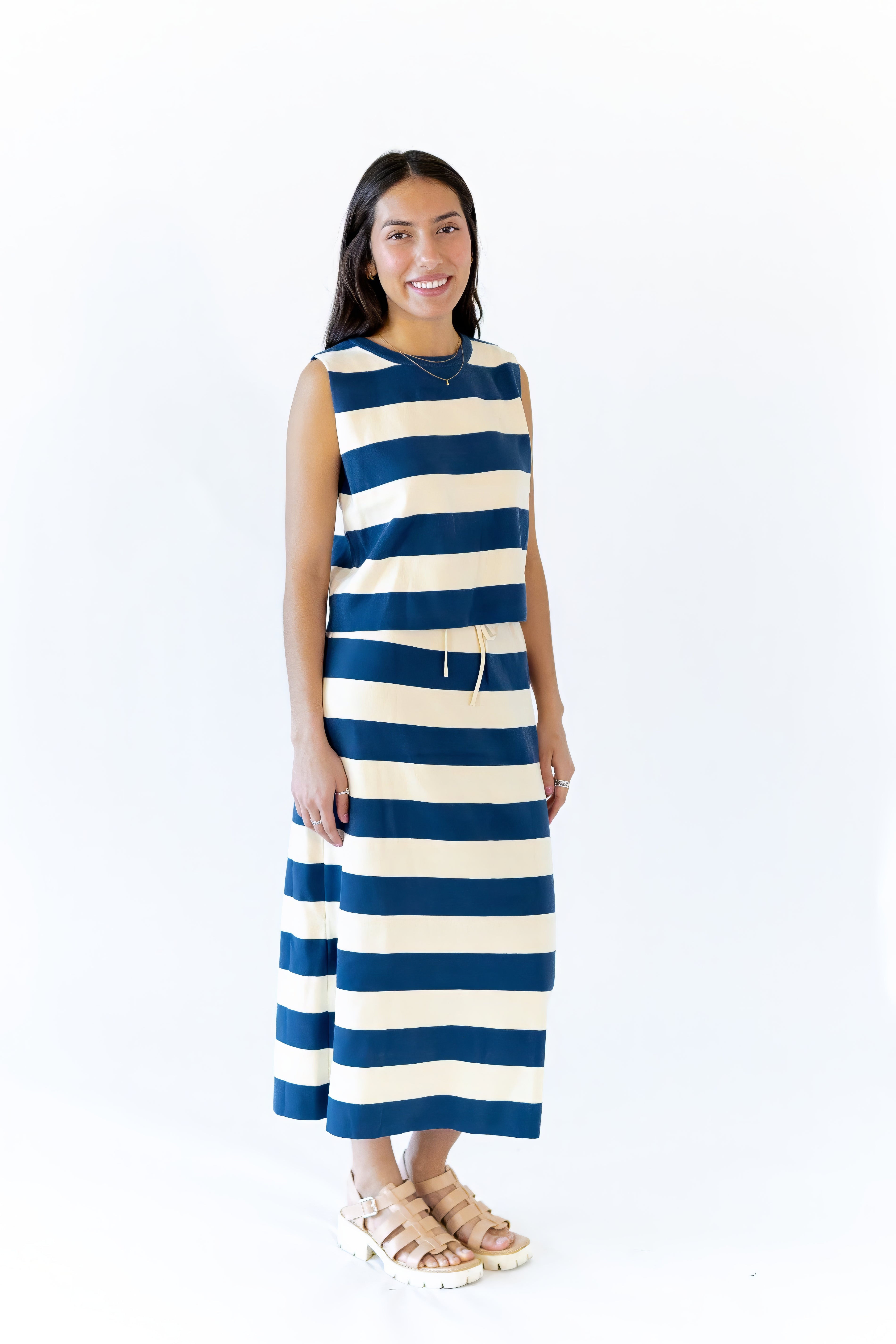 Freja Striped Skirt and Tank Set