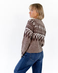 Fair Isle Button Down Cardigan
