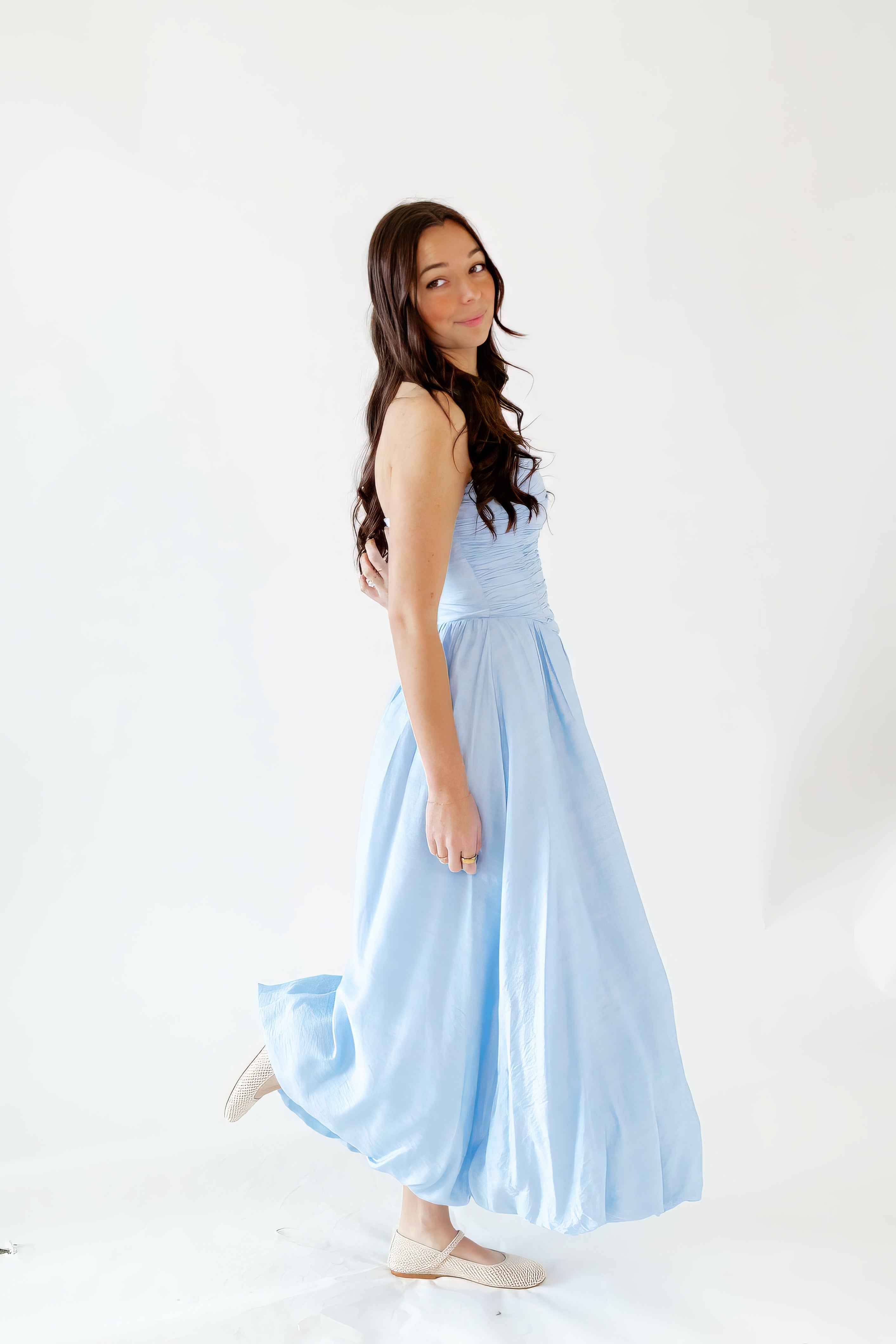 Robin Bubble Hem Maxi Dress