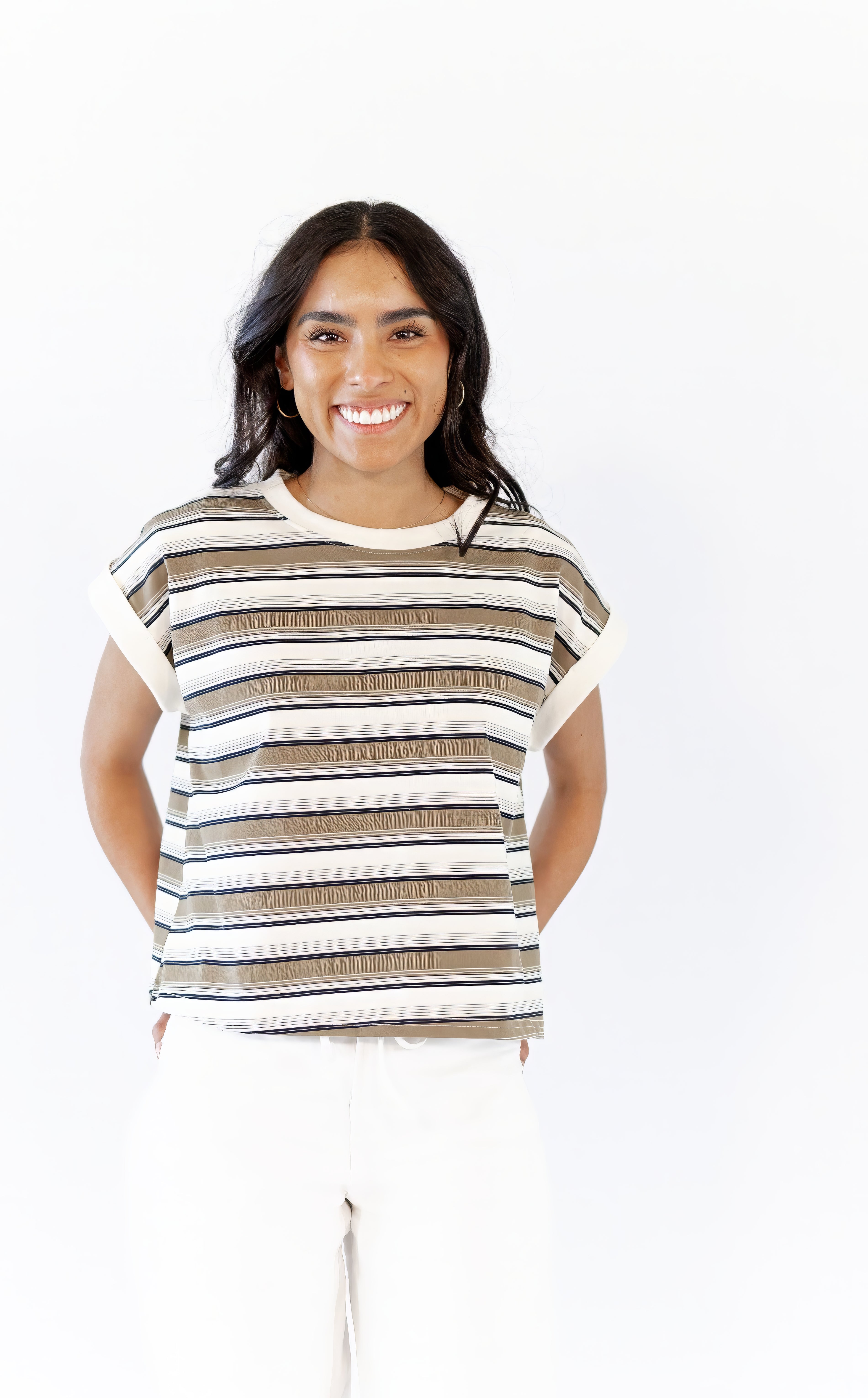 Dean Multi-Striped Top