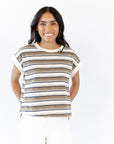 Dean Multi-Striped Top