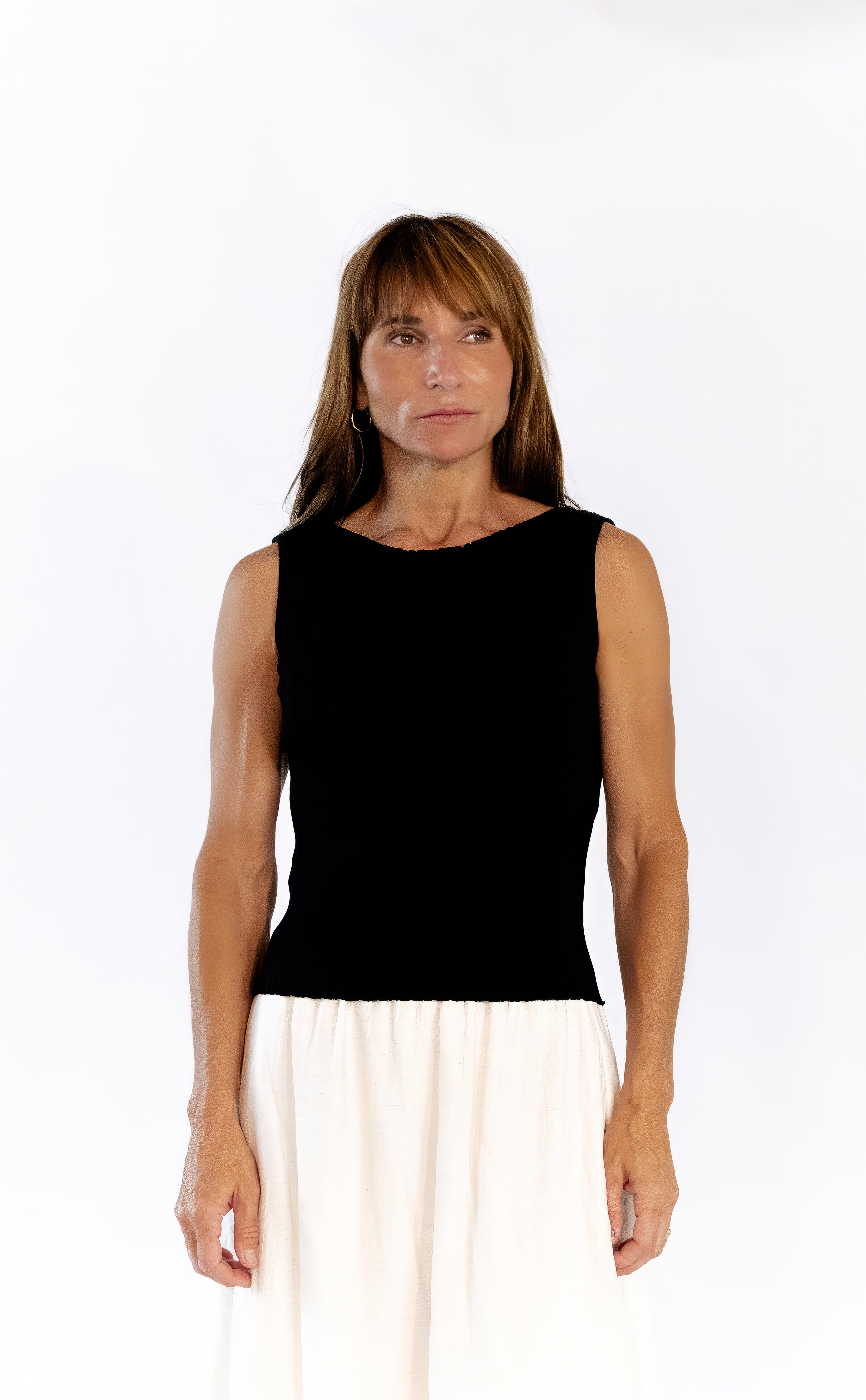 Donna Knit Tank · Black