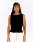 Donna Knit Tank · Black