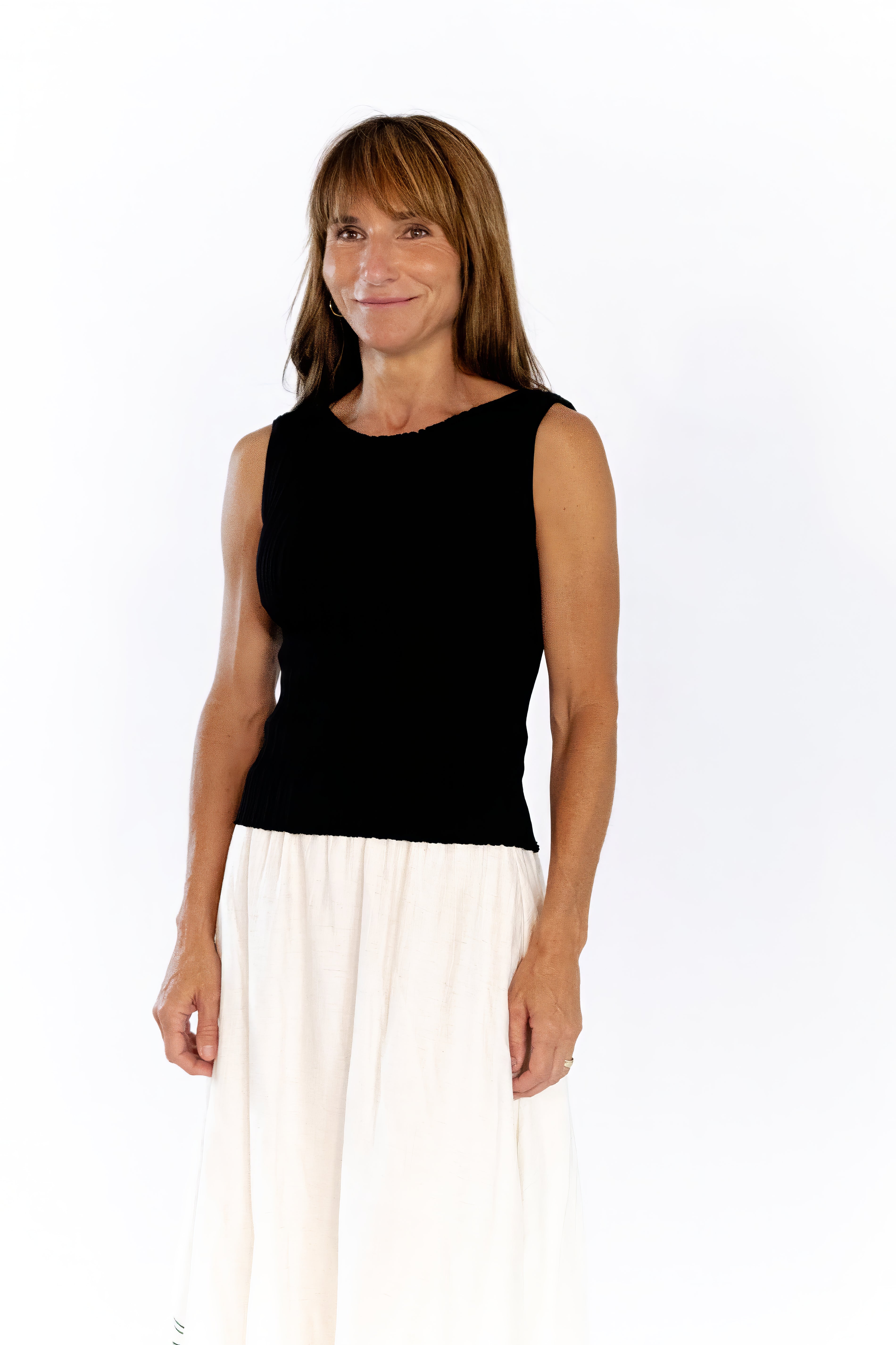Donna Knit Tank · Black