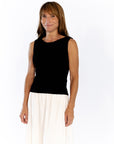 Donna Knit Tank · Black
