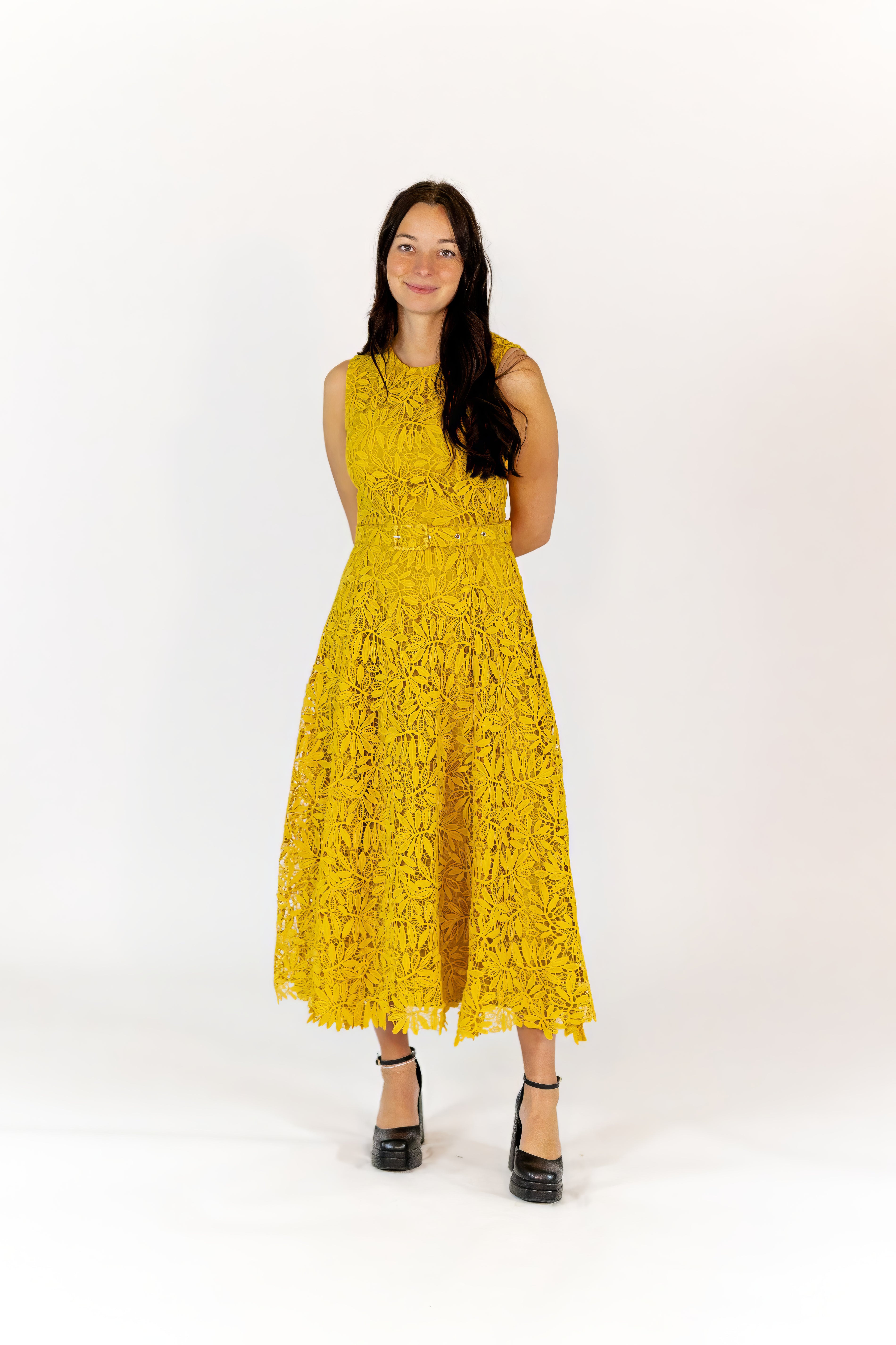 Nellie Lace Midi Dress