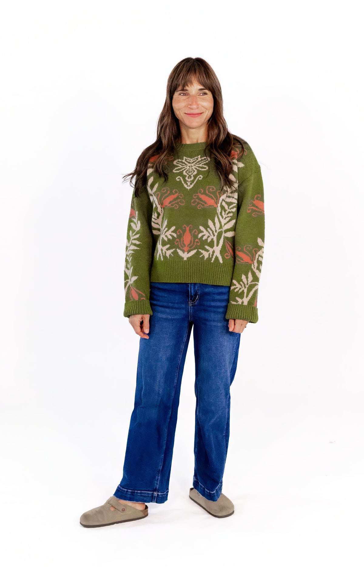 Marie Abstract Sweater