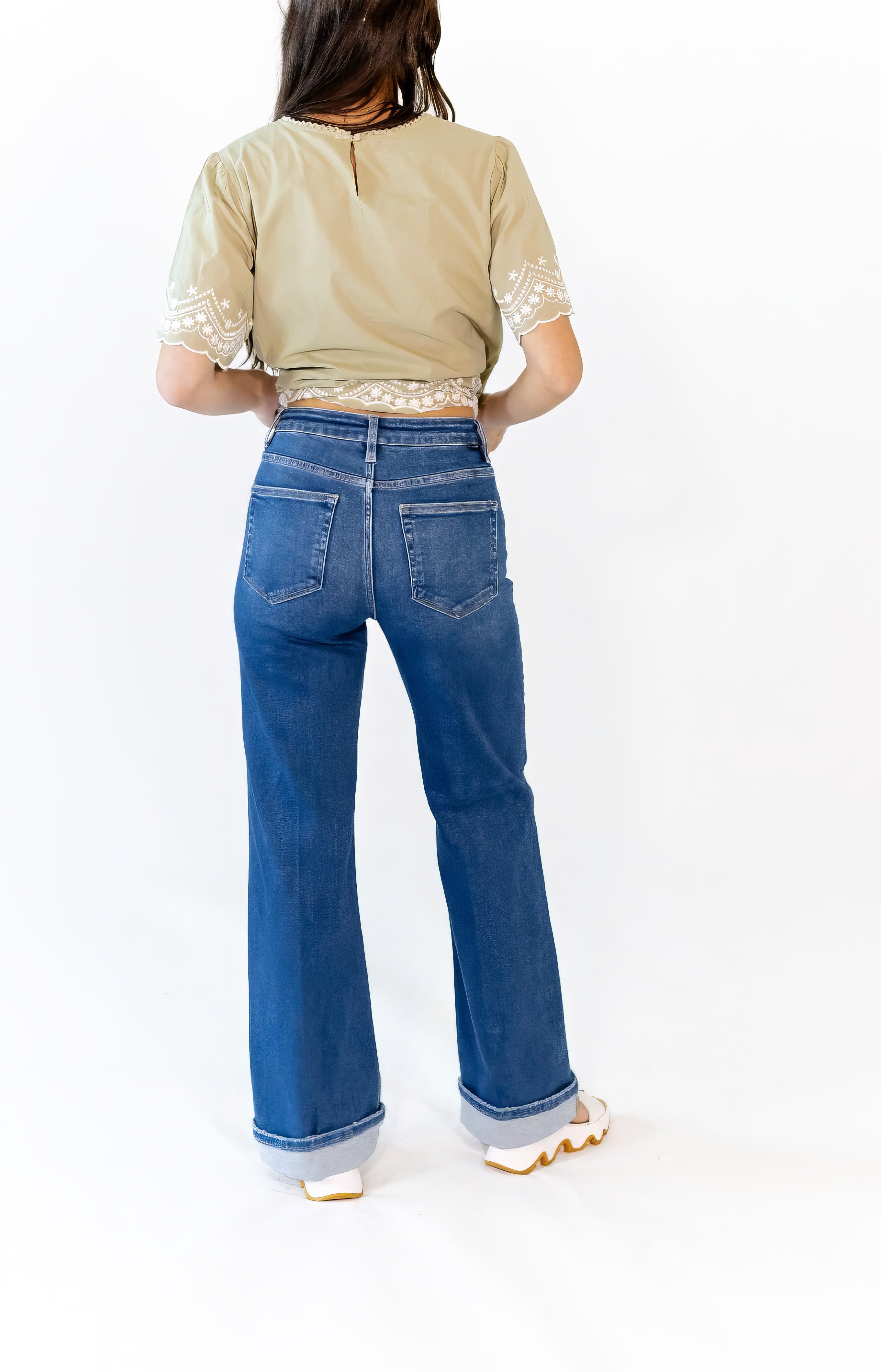 Reagan Cuffed Denim