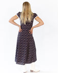 Laney Lace Trim Floral Dress