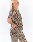 Dover Striped Lounge Set